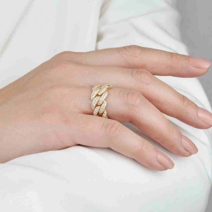 14 Ayar Altın Monaco Gurmet Yüzük