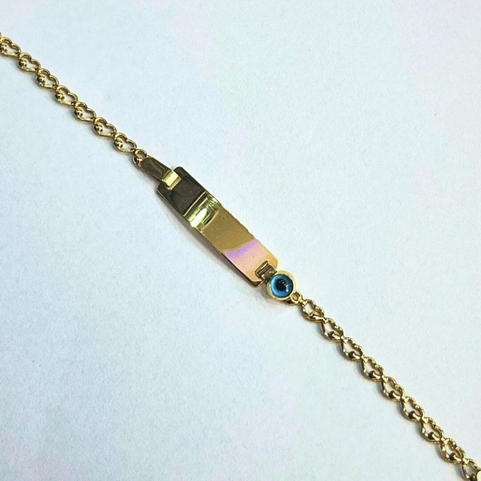 14 Ayar Altın Taraftar Çocuk Bilekliği