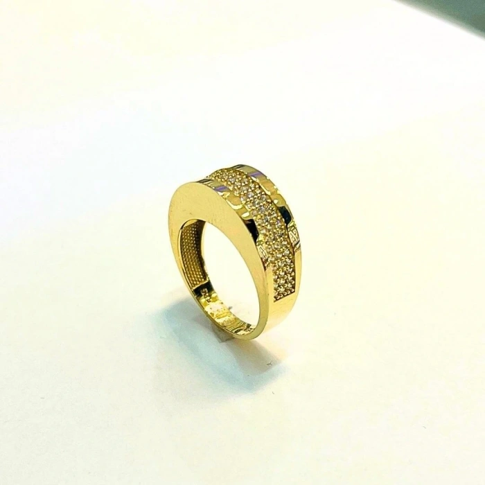 14 Ayar Altın Taşlı Yüzük