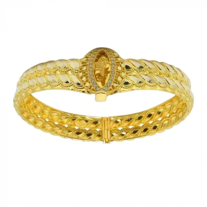 14 Ayar Altın Trabzon Hasır Kelepçe