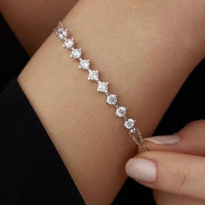 14 Ayar Altın Zincirli Su Yolu Bileklik