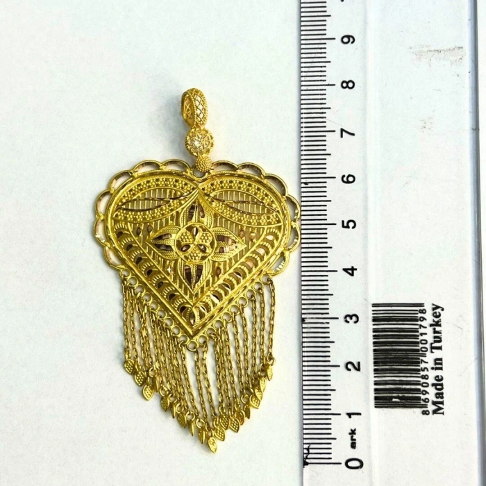 8 Ayar Altın Hint Kolye