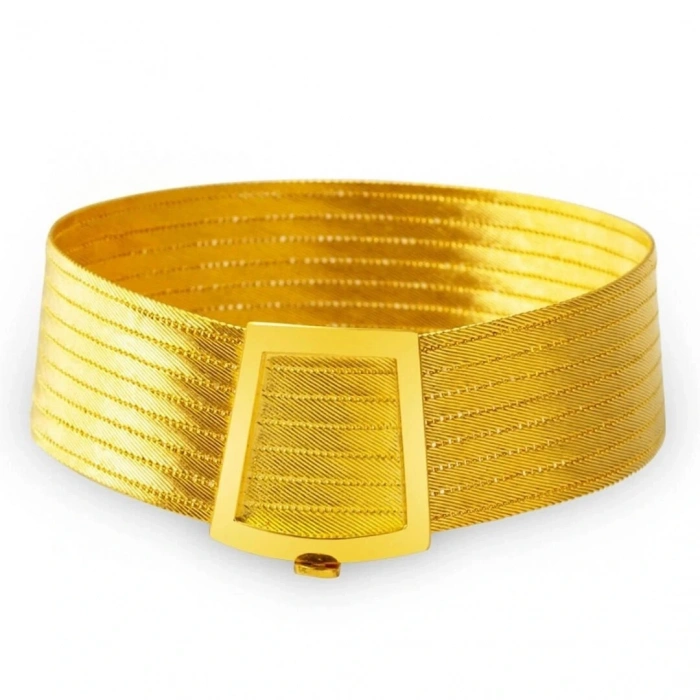 8 Ayar Altın Sade 9 Sıra Trabzon Hasır Set Takımı