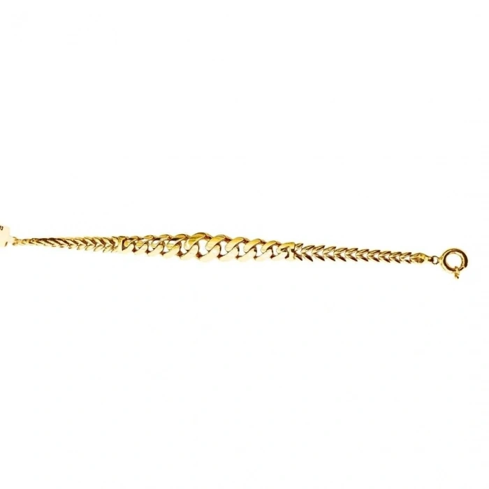 8 Ayar Altın Sarı Gurmet Bileklik