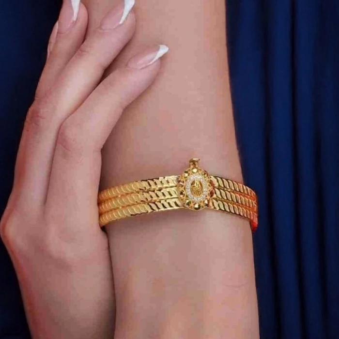 8 Ayar Altın Trabzon Hasır Kelepçe