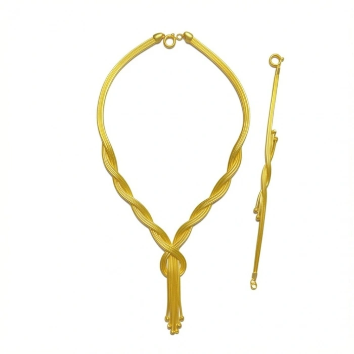 Altın Sarmal Kalze Set Takımı