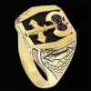 14 Ayar Altın Özel Kılıç Erkek Yüzüğü
