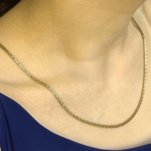 14 Ayar Altın Benek Zincir