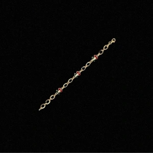 14 Ayar Altın Kirazlı Motifli Çocuk Künyesi