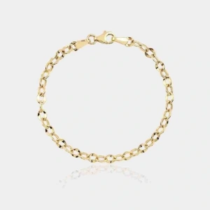 14 Ayar Altın Sade Çocuk Bilekliği