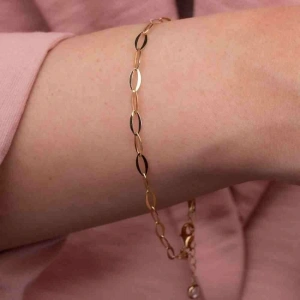 14 Ayar Ataç Küçük Altın Bileklik