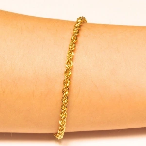 8 Ayar Altın Halat Bileklik