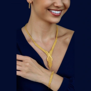 Altın Lale Örgü Mesh Set