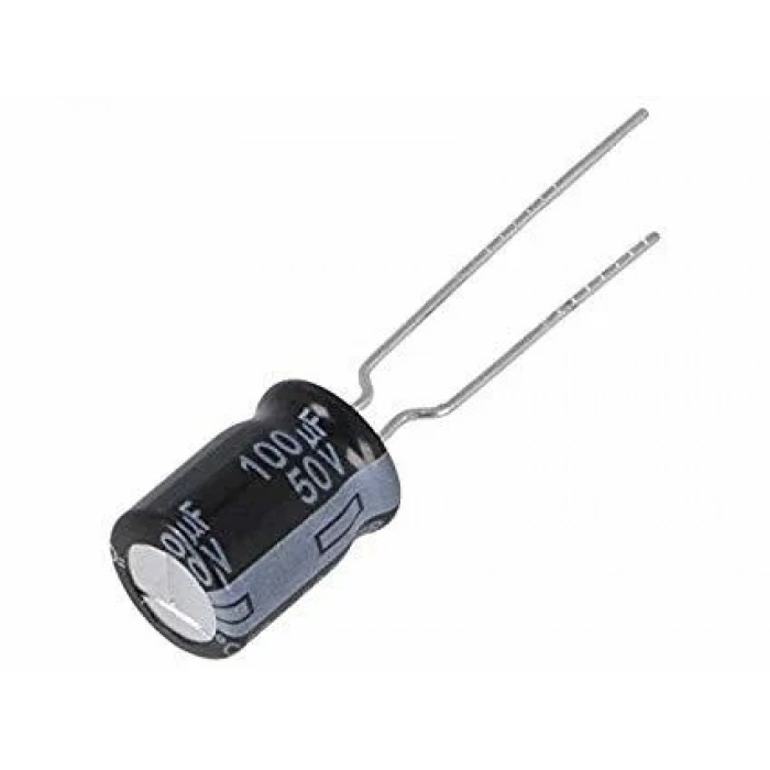 100UF 50V Kondansatör | Dip (20 adet)