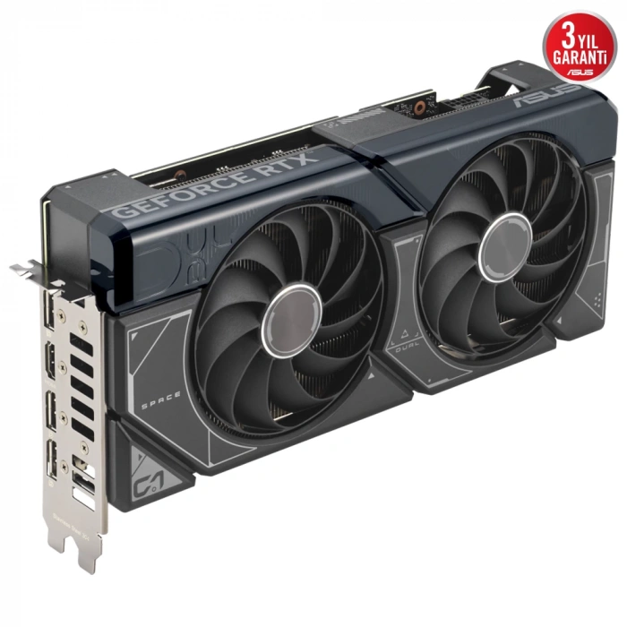 ASUS DUAL-RTX4070S-O12G-WHITE SUPER 12GB Geforce RTX4070S GDDR6X 192bit HDMI 3xDP 16x Ekran Kartı (Beyaz)