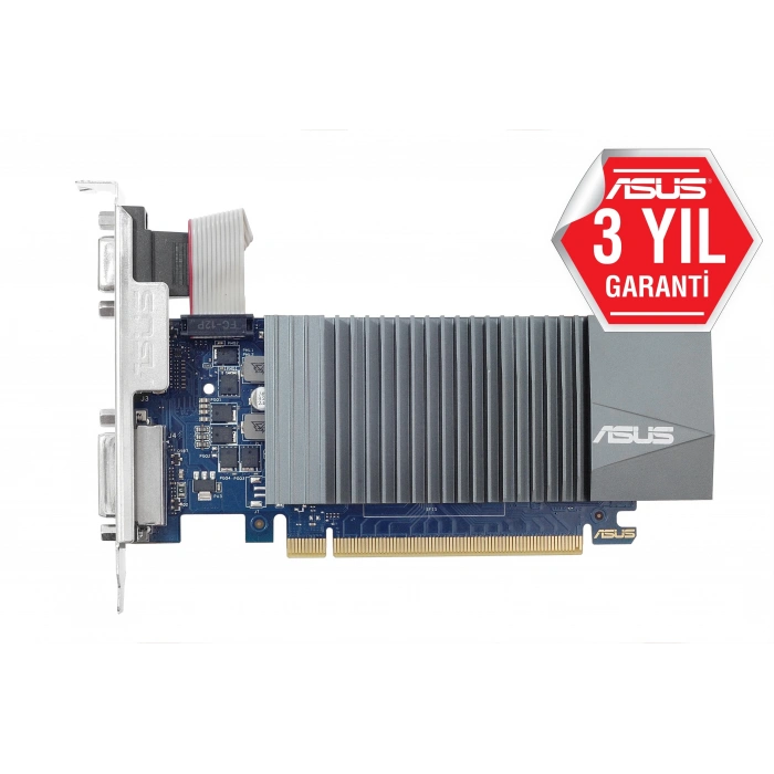 ASUS GT710-SL-2GD5-BRK-EVO 2GB Geforce GT710 GDDR5 64bit HDMI DVI VGA 16x Ekran Kartı