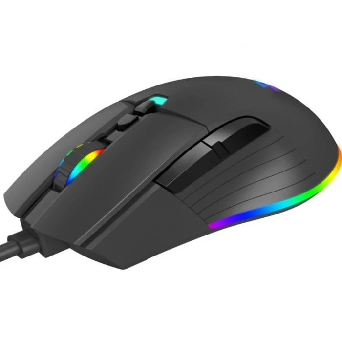 GAMEBOOSTER GB-M12B USB Kablolu 12800dpi siyah Vital RGB Aydınlatmalı Oyuncu Mouse