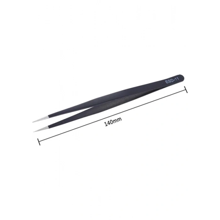Wellhise St-11 Antistatik Tweezers Cımbız