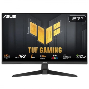 ASUS VG279Q3A TUF GAMING 27 LED IPS 1ms 180Hz 1920x1080 FullHD 2xHDMI DP Multimedya (Vesa) ELMB Sync G-Sync Siyah Monit