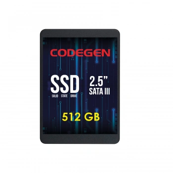 CODEGEN CDG-512GB-SSD25 2.5 512GB (520/480MB/s) SATA SSD Disk (7MM)