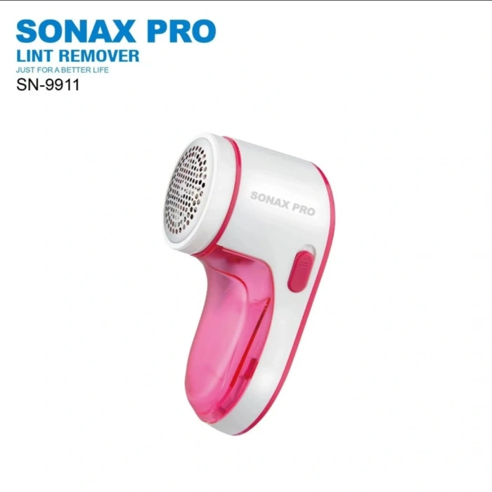 Sonax Pro Şarjlı Tiftik Temizleme Makinesi SN-9911 – Güçlü 3W Motor, USB Şarjlı, Kıyafet ve Kumaş Tüy Alma Cihazı Pembe