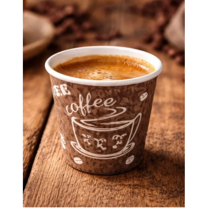 Yüksek Kalite Karton Bardak 2.5 Oz Espresso/ Zemzem/mocha türk kahvesi Bardağı 10 paket 500 adet
