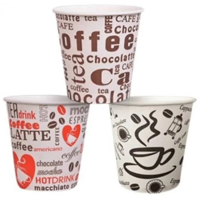 Yüksek Kalite Karton Bardak 6,5 Oz çay meyva suyu bardağı 10 paket 500 adet