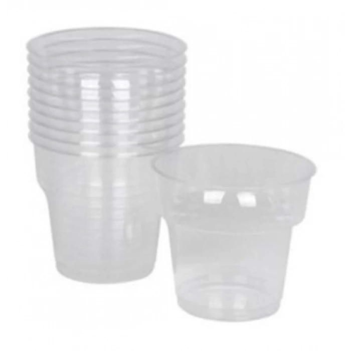 Yüksek Kalite 4 OZ PLASTİK ÇAYCI BARDAK PP STARCUP 10 paket 500 adet