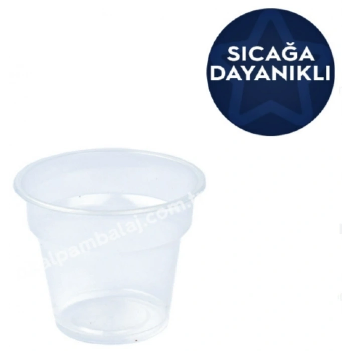 Yüksek Kalite 4 OZ PLASTİK ÇAYCI BARDAK PP STARCUP 10 paket 500 adet