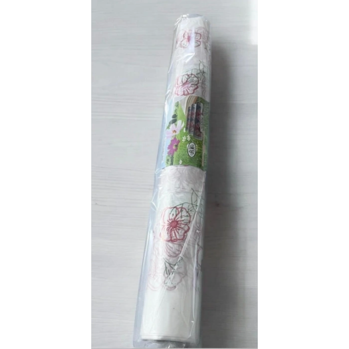 Masa Örtüsü Tek Kullanımlık Sofra 90 cm x 10 Metre Şeffaf Desenli Naylon Sofra 5 PAKET TOPLAM 50 METRE