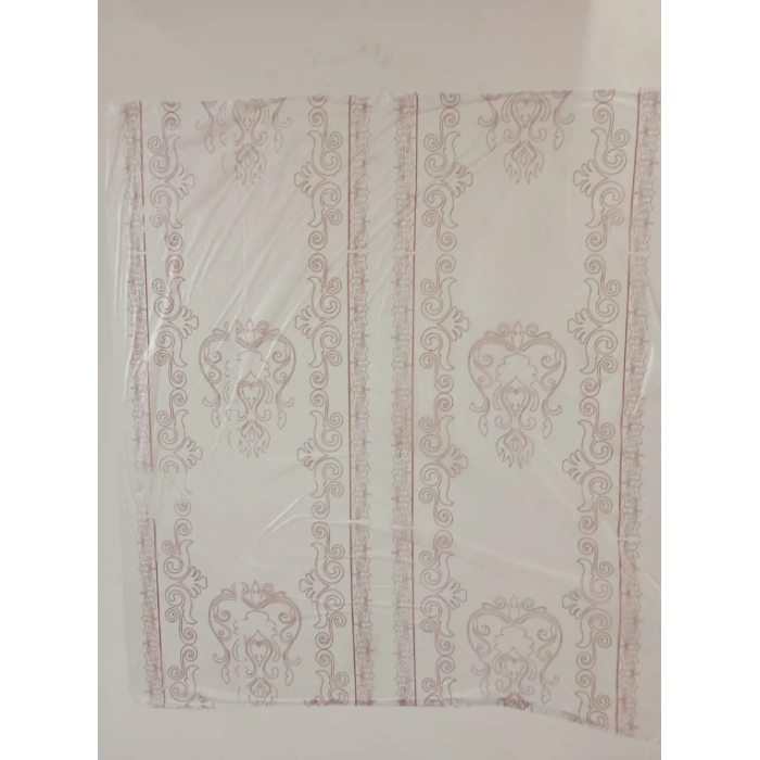 Masa Örtüsü Tek Kullanımlık Sofra 90 cm x 50 Metre Şeffaf Desenli Naylon Sofra 5 PAKET TOPLAM 250 METRE