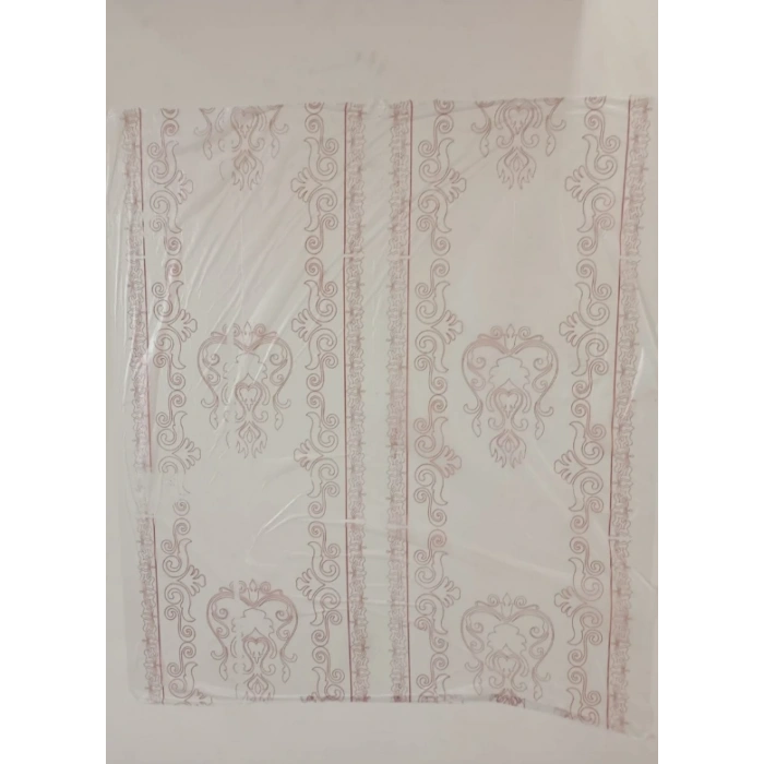 Masa Örtüsü Tek Kullanımlık Sofra 90 cm x 50 Metre Şeffaf Desenli Naylon Sofra 5 PAKET TOPLAM 250 METRE