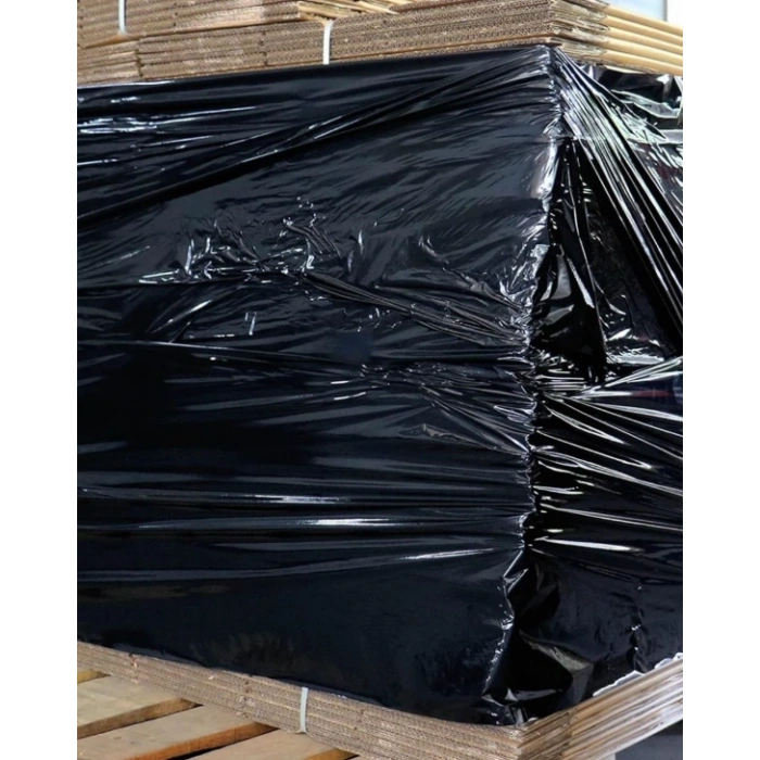 17 Mic Kalın siyah renk Eşya Mobilya Sarma Koruma Ambalaj Streci Taşınma Koli Streci 2 rulo