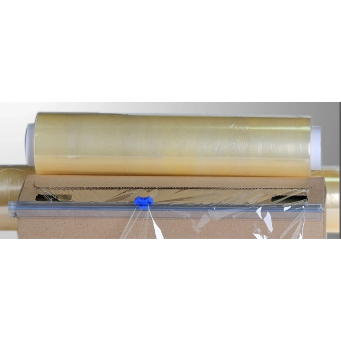 Gıda Streç Film 30 cm x 300 mt Kutulu Özel Kesme Bıçak Aparatı ile