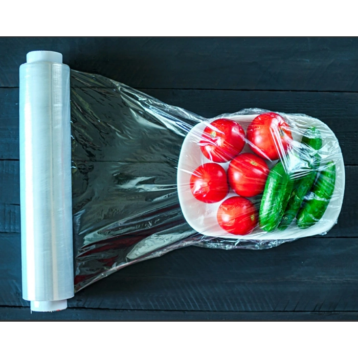 Gıda Streç Film 30 cm x 300 mt Kutulu Özel Kesme Bıçak Aparatı ile