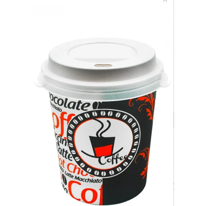 Yüksek Kalite Karton Bardak 8 OZ BÜYÜK KARTON BARDAK VE KAPAK MEYVE SUYU, KAHVE BARDAĞI,MEŞRUBAT BARDAĞI 4 paket 100 adet