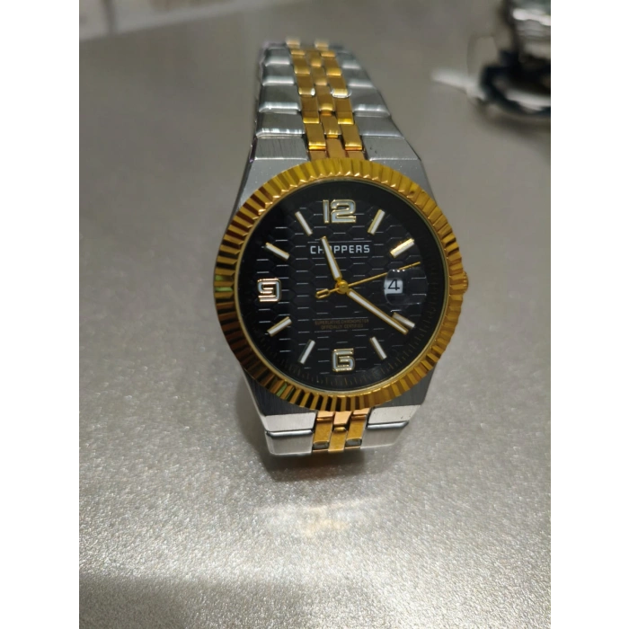 ANALOG Quartz Makina METAL ERKEK KOL SAATİ SİYAH KADRAN SU GEÇİRMEZ