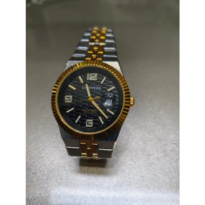 ANALOG Quartz Makina METAL ERKEK KOL SAATİ SİYAH KADRAN SU GEÇİRMEZ