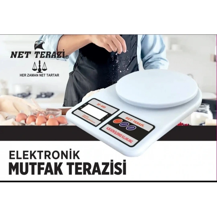 LCD Ekranlı Dijital Hassas Mutfak Terazisi Tartısı Baskülü