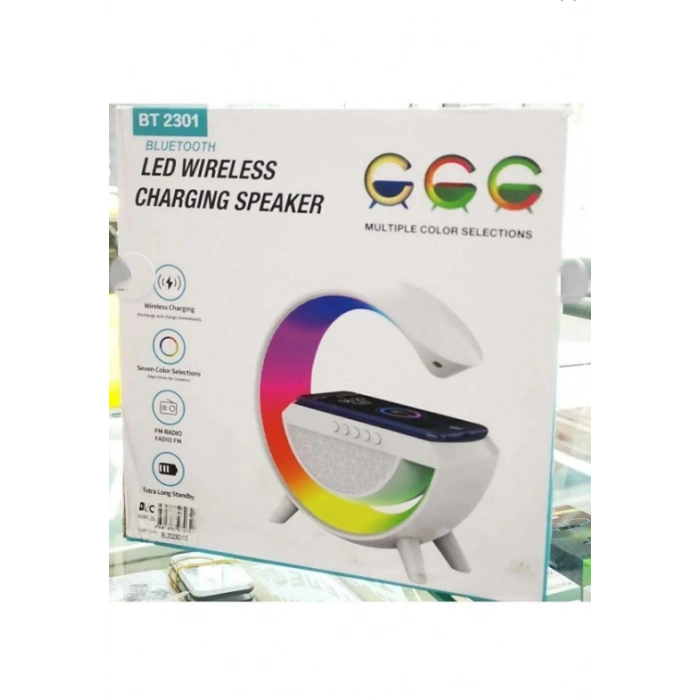Led wireless charging speaker bt2301