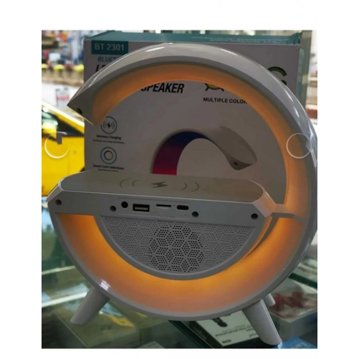 Led wireless charging speaker bt2301