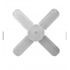 65W E27 KRİSTAL KATLANABİLİR PERVANE MODEL LED AMPUL 4+1 KANATLI LED AMPUL 6000 LÜMEN