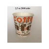 Yüksek Kalite Karton Bardak 2.5 Oz Espresso/ Zemzem/mocha türk kahvesi Bardağı 10 paket 500 adet