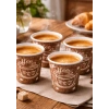 Yüksek Kalite Karton Bardak 2.5 Oz Espresso/ Zemzem/mocha türk kahvesi Bardağı 10 paket 500 adet