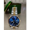 Şık Tasarım Kol Saati – Mavi Kadran / Çelik + Gold Kordon
