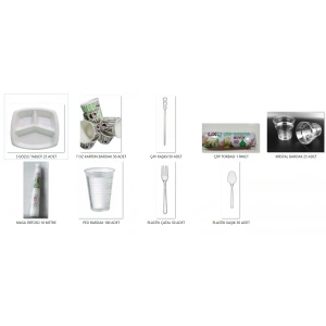 3 GÖZLÜ PİKNİK SETİ 25 ADET