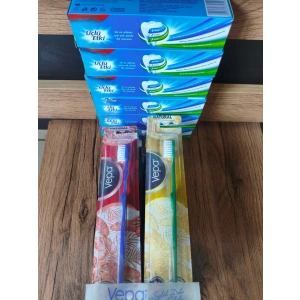 3LÜ ETKİ DİŞ MACUNU 6 ADET 50MM NATURAL ORTA DİŞ FIRÇASI 12 ADET