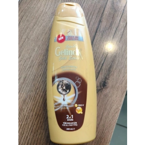 600 ml Gelincik Gold Serisi 2in1 Kremli Şampuan - Tüm Saç Tipleri için 600ml x 12 adet