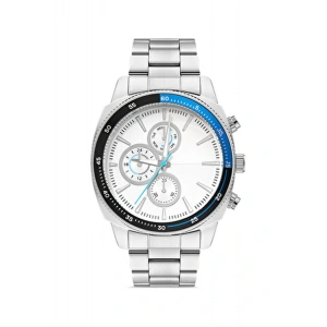 Erkek Kol Saati Gümüş Kordon (Beyaz Kadran)