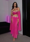 Kadın Pembe Dansöz Elbisesi Fantezi Kostüm 2273